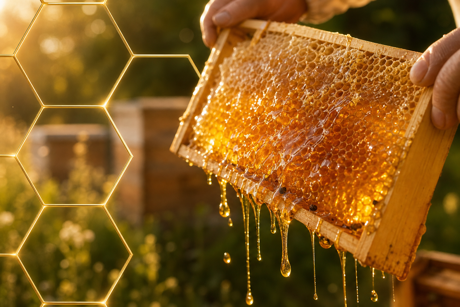 Golden honey light